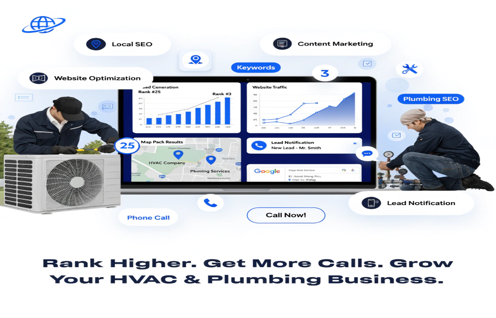 HVAC SEO and Plumber SEO